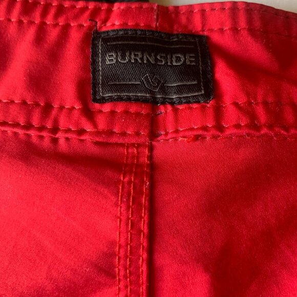 Bundle of 2 Men's Board Swim Shorts Rip Curl & Burnside Red & Blue Sz 38 Classic - Picture 5 of 16